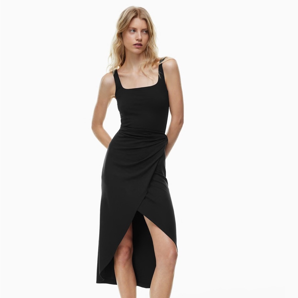 Wilfred Saturn Midi Dress Black XS